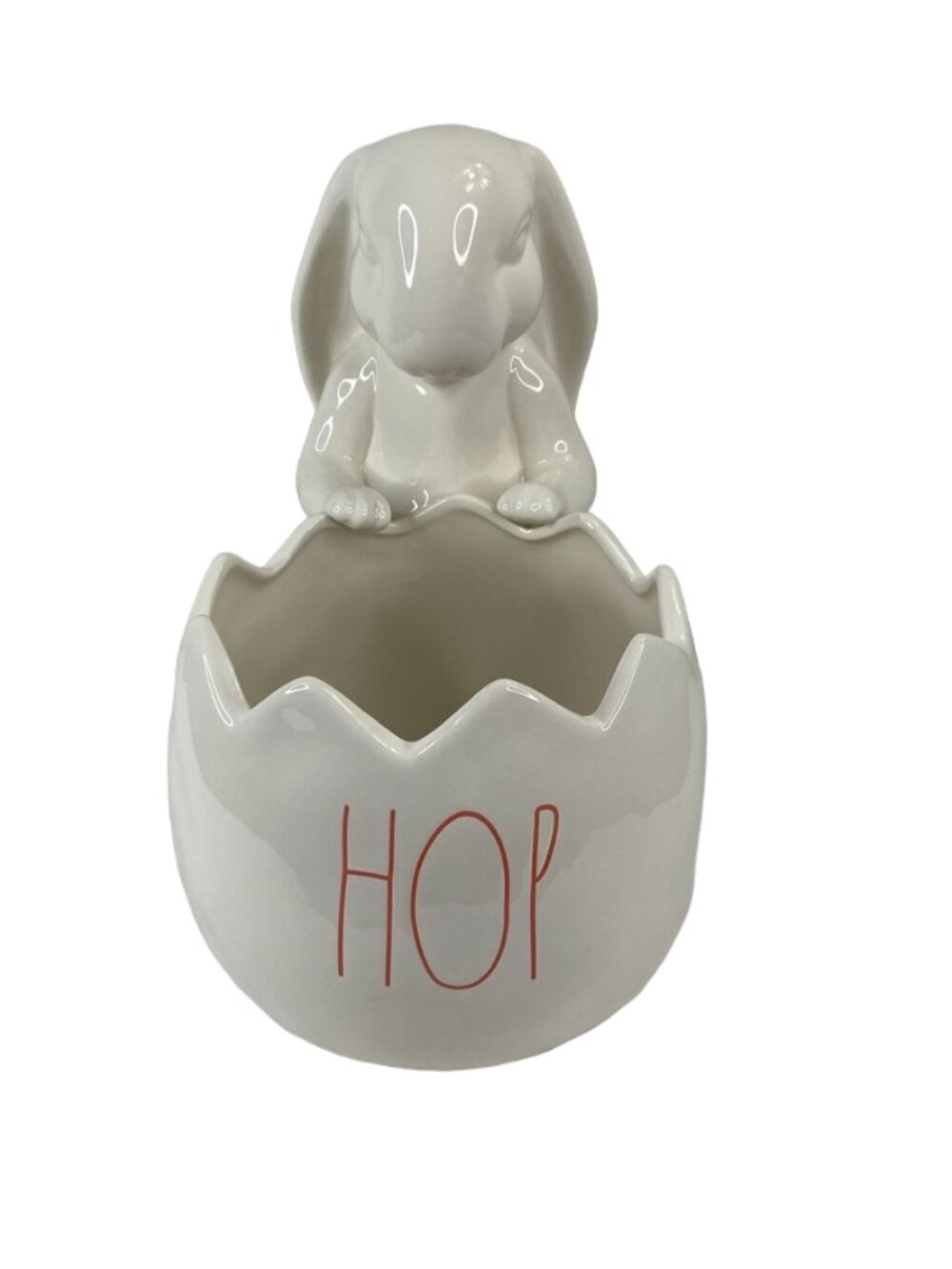 Rae Dunn Hop Bunny Easter Planter Pot Container